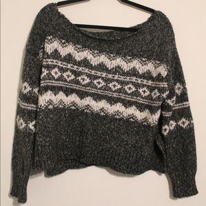 OFF THE SHOULDER SWEATER/BLOUSE